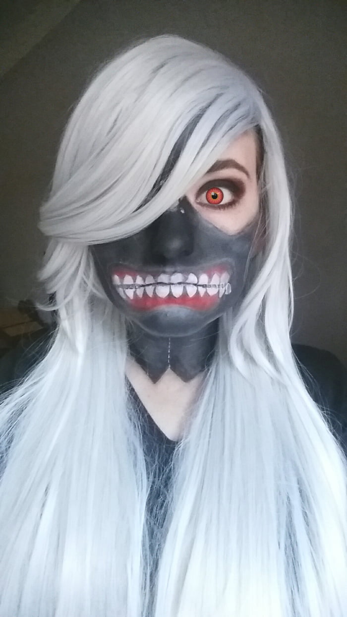Tokyo Ghoul Face Paint  9GAG