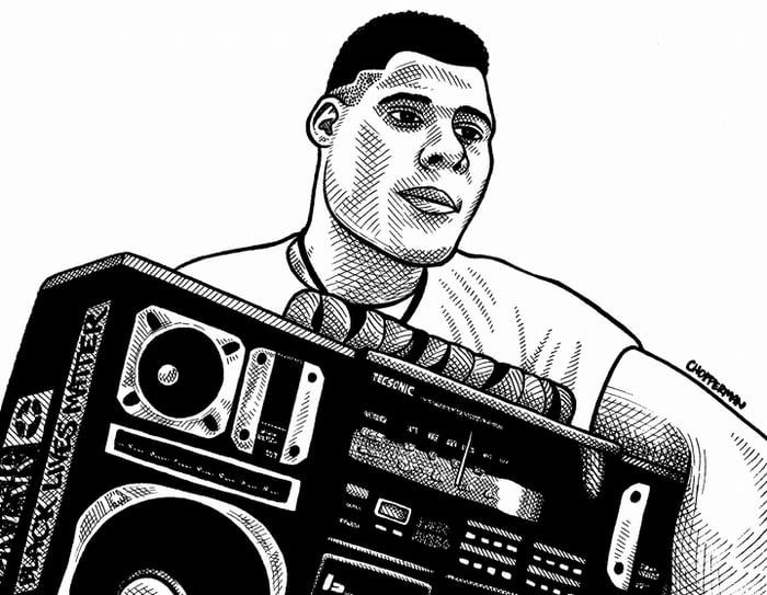 Do from. Radio Raheem. Radio Raheem do the right thing. Радио комиксы. Boombox do the right thing.