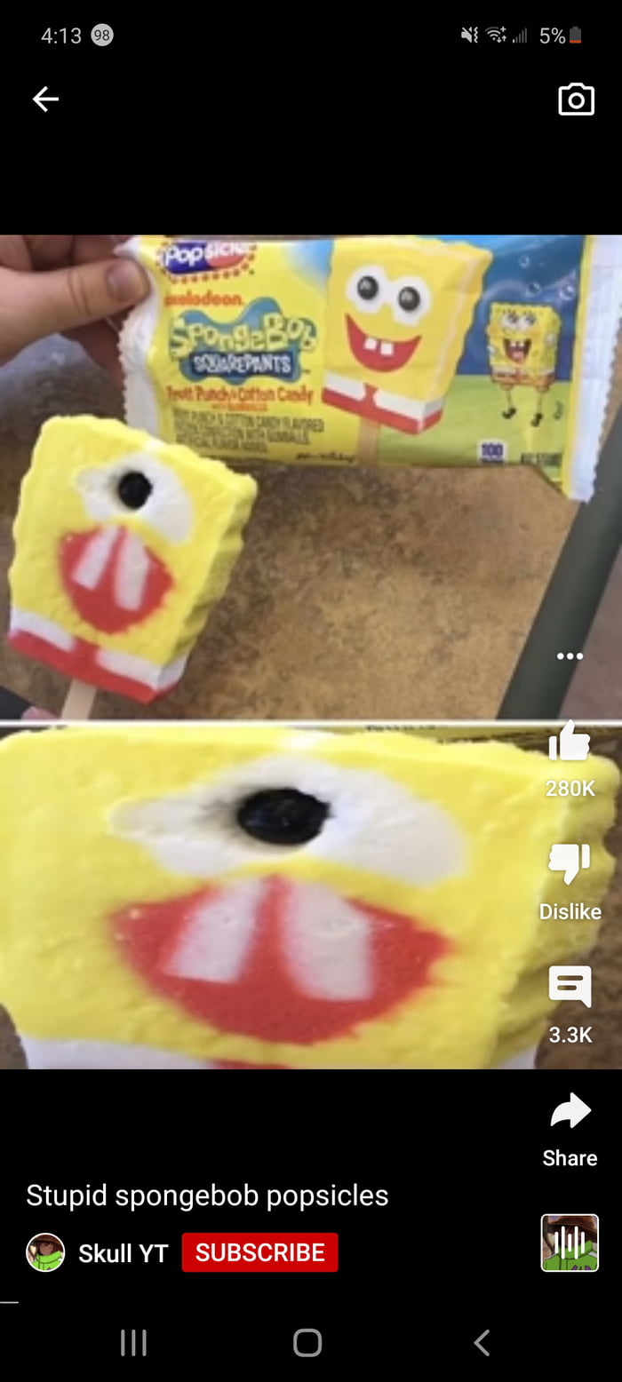 Spongeclops, The Popsicle of Eternal Vision - 9GAG