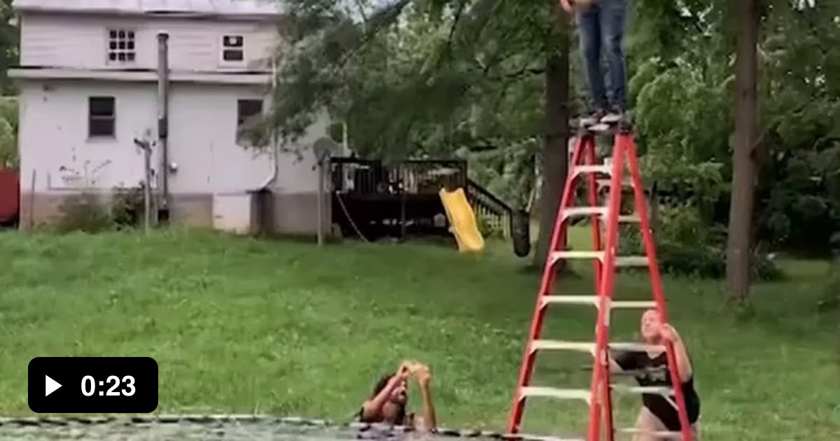 Jumping into a barbed wire trampoline 9GAG