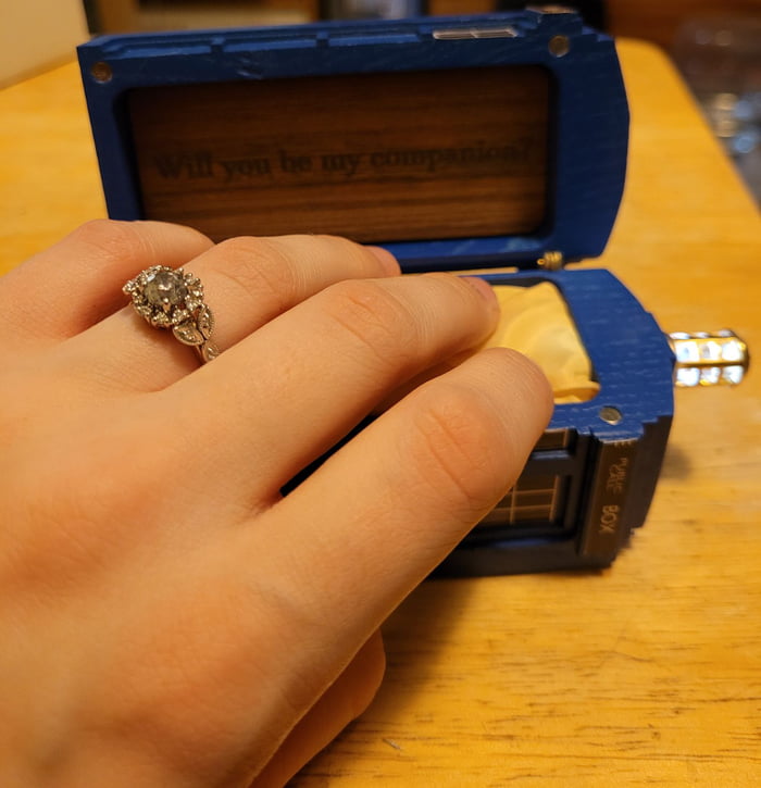 So she said yes guys! Thanks for all the support from the people who
