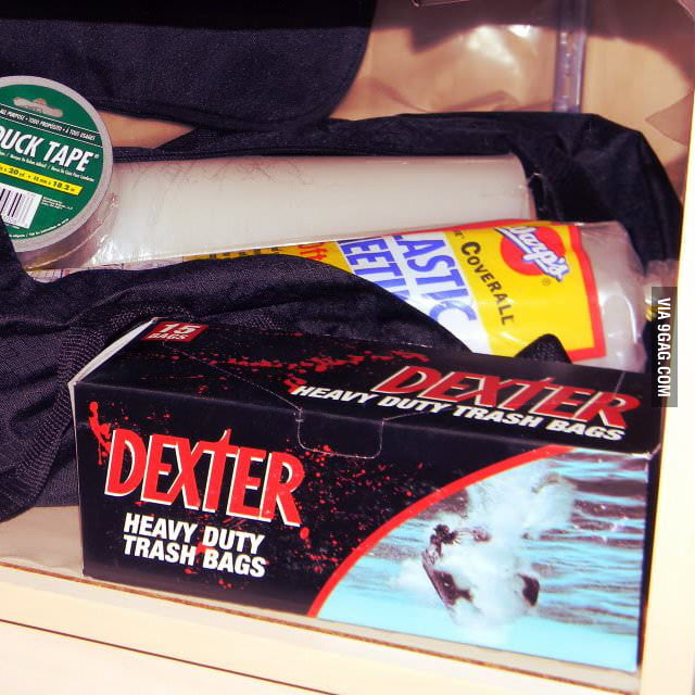 Dexter Trash Bags 9GAG