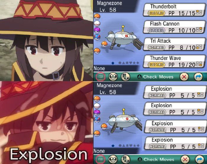 Megumin *pose* : Explosion ! - 9GAG