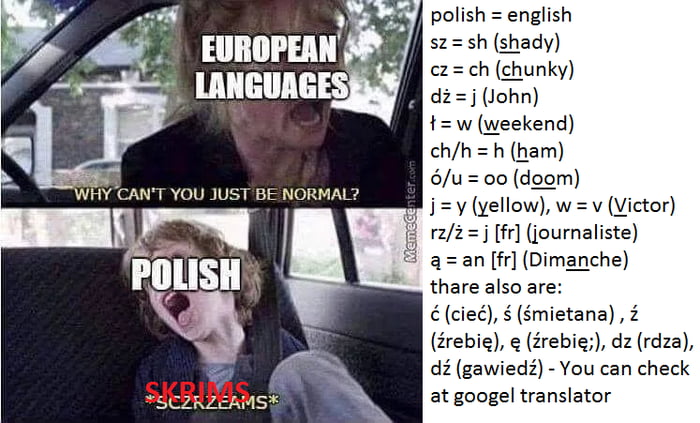 Why can t you understand песня. Польский стих Szczebrzeszynie HRZONSZCZ. Polish language meme.