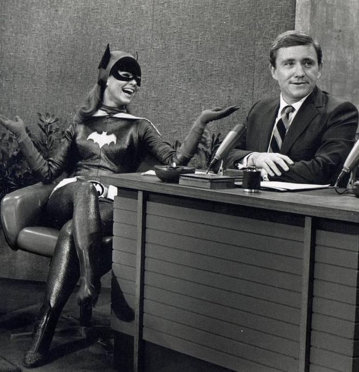 Yvonne Craig as 'Batgirl' on The Merv Griffin Show in. GAG