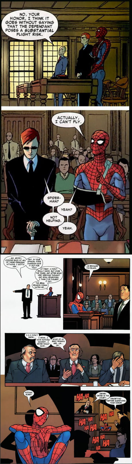 Spiderman funny AF way way before deadpool - 9GAG