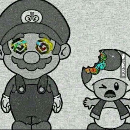 Trippy Toad - 9GAG