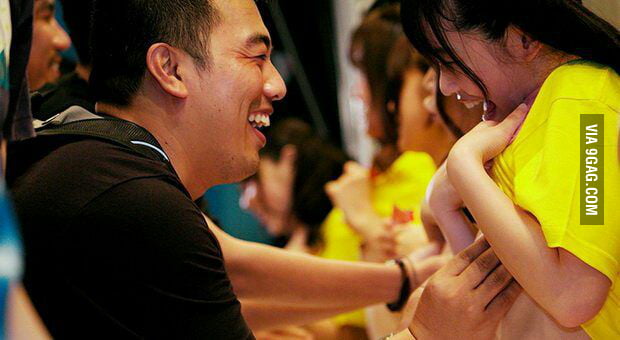 Chinese breast touching festival