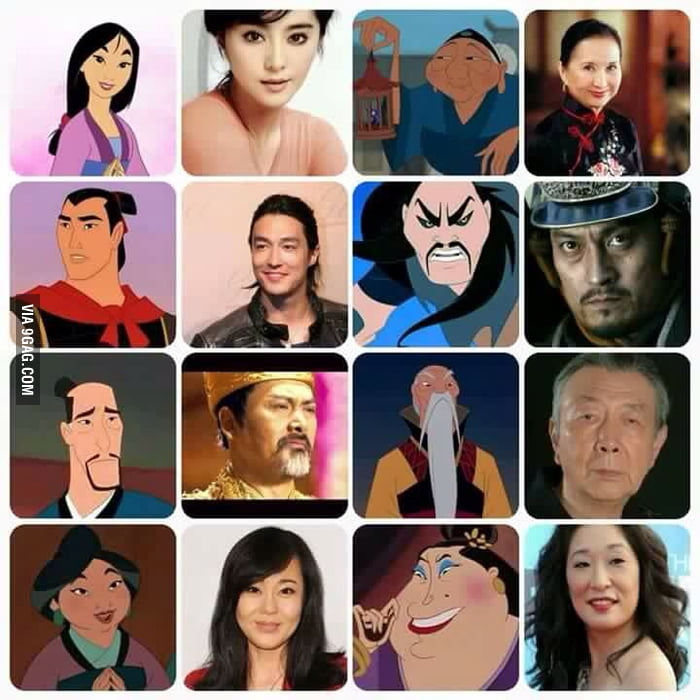 This would've been the perfect cast for Mulan. - 9GAG