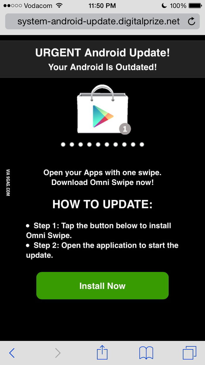 When im on the Internet and I see this using an iPhone - 9GAG