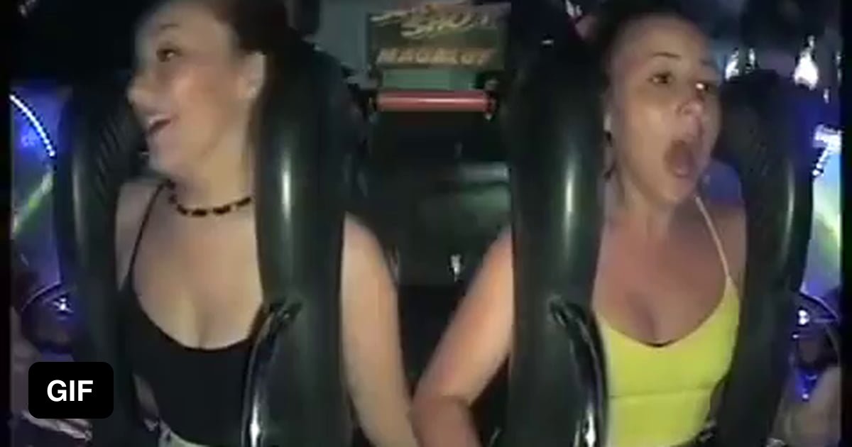 Girl Passes Out On Slingshot Ride Gag