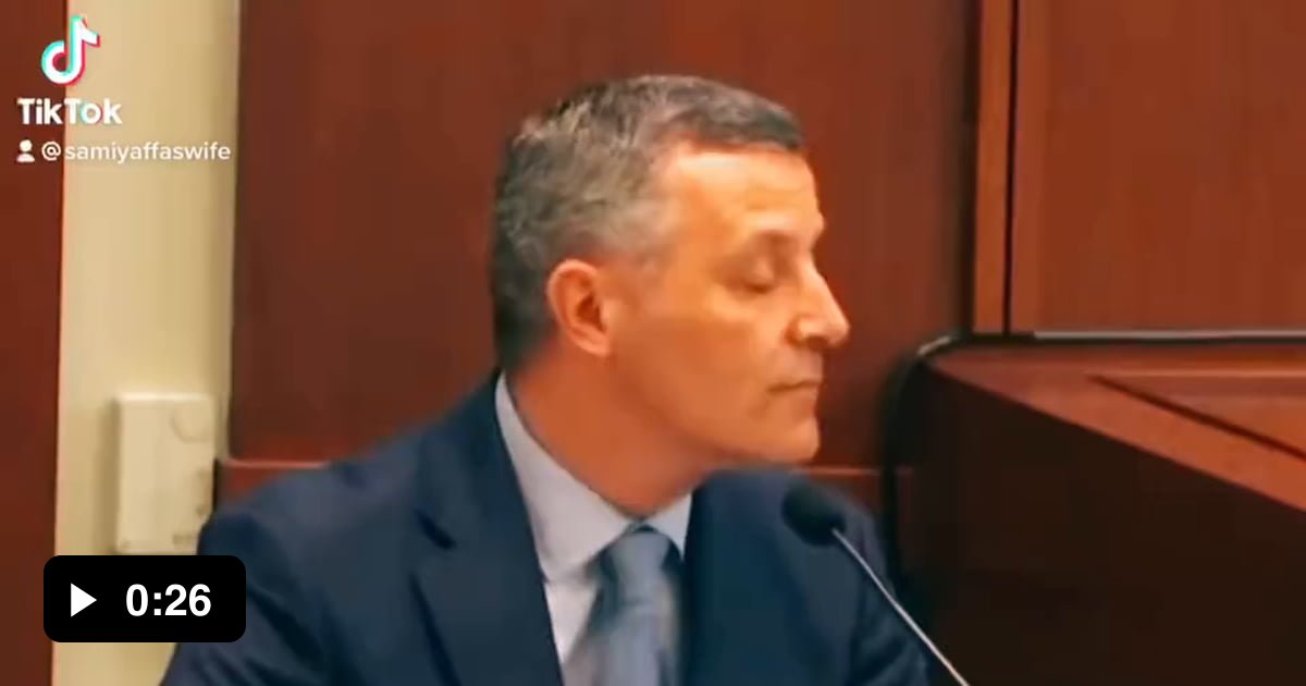 Amber's lawyer objecting to himself on the question that he asked ! 9GAG