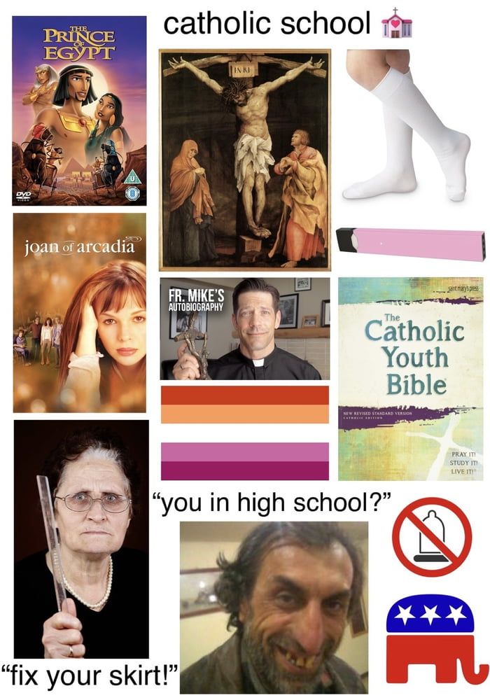 Catholic school starterpack - 9GAG