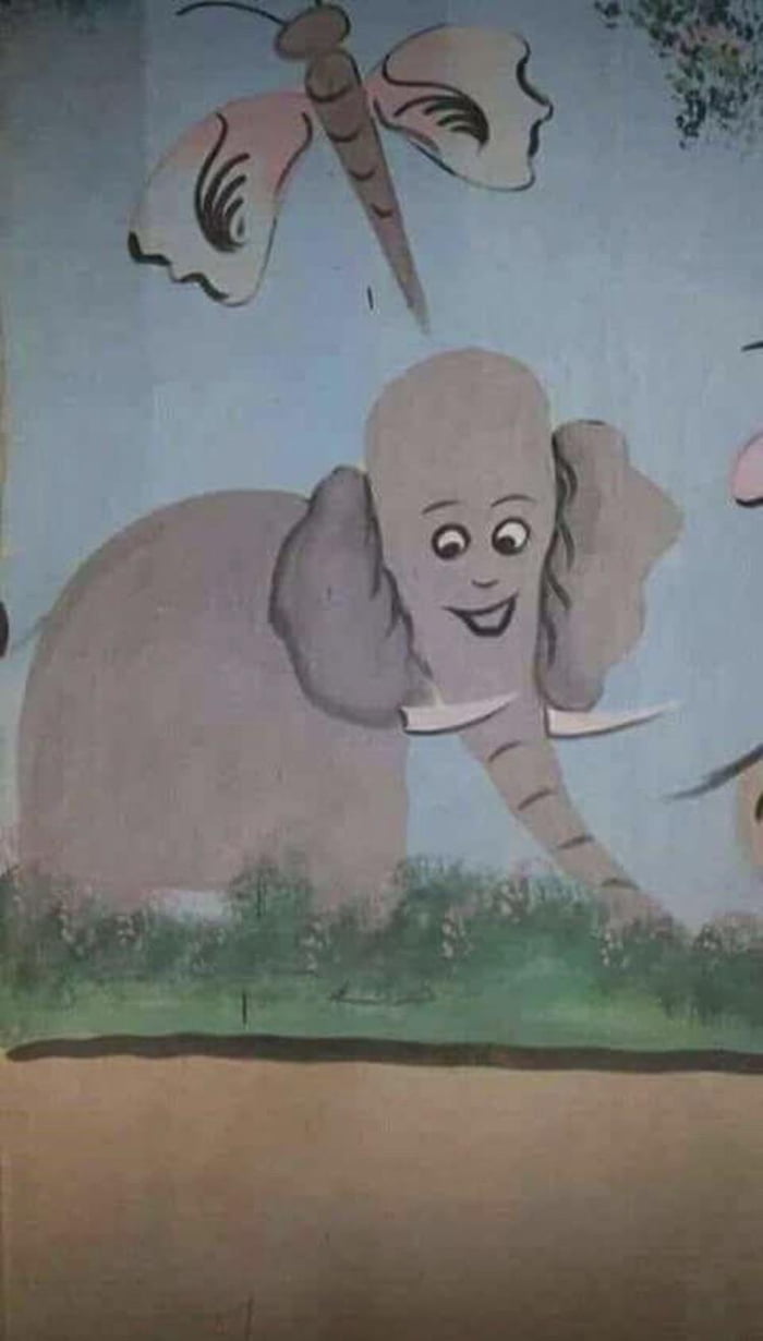 Pretty weird looking elephant - 9GAG