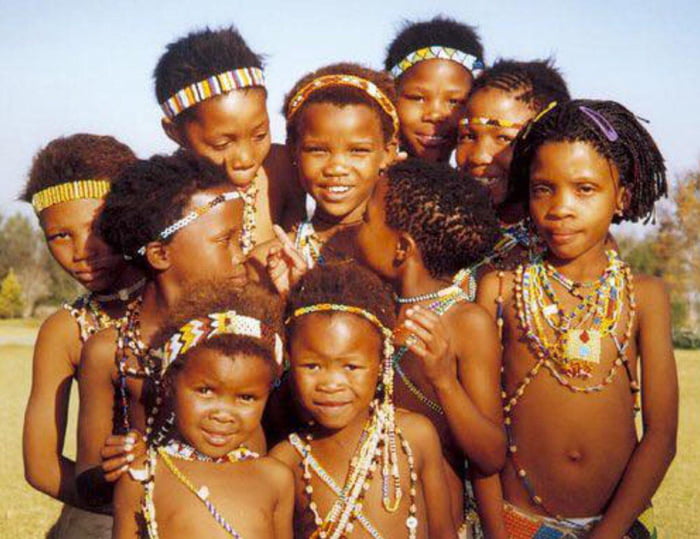 The Khoi San people of South Africa separated from the principal branch