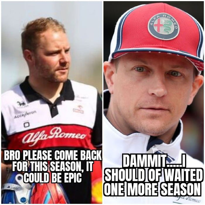 Two Finns in the alfa this season wudda been epic - 9GAG
