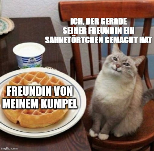 Hmmmm.... lecker Sahnetörtchen... - 9GAG