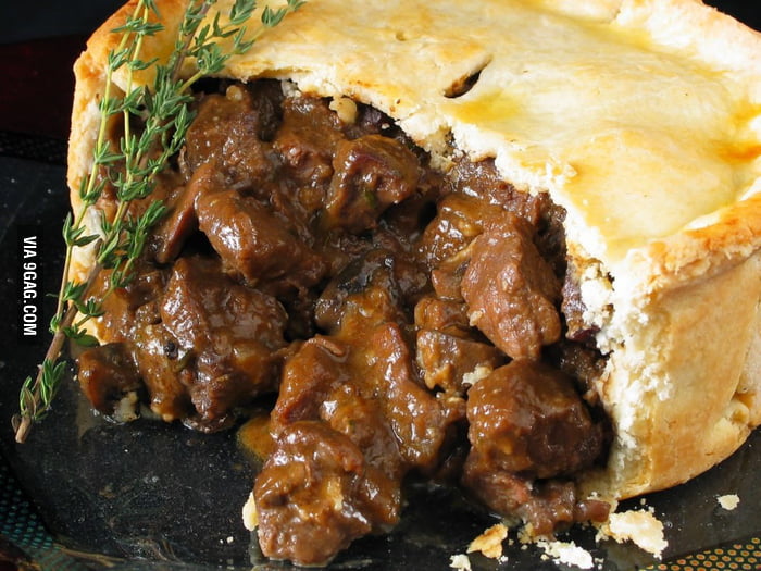 Steak and Kidney Pie - 9GAG