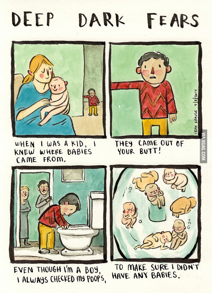 Pooping as a kid - 9GAG