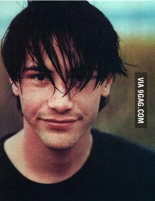 Young Keanu Reeves - 9GAG