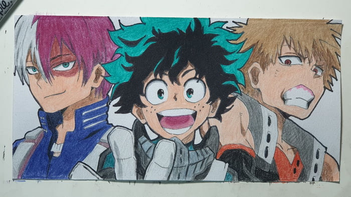 Naruto anime drawing Materials used - colour pencils &camlin point Markers  on ivory sheet A4 size paper. . . . . . . . how is it plz comm... |  Instagram