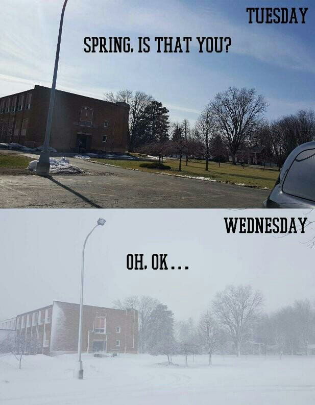 Spring is ugly in Canada - 9GAG