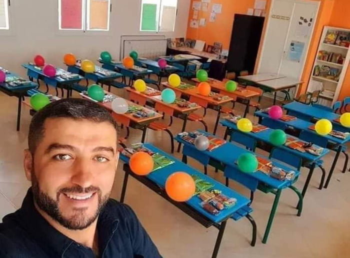 This Is How This Moroccan Teacher Welcomed His Students The School Is this-is-how-this-moroccan-teacher-welcomed-his-students-the-school-is