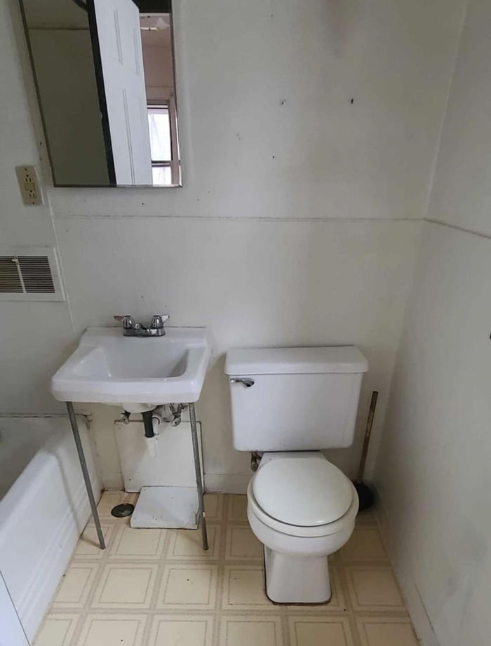 I’ve seen a lot during apartment hunting but an electrical outlet IN