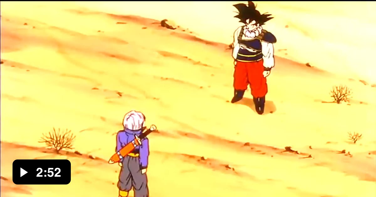 Trunks attacks Goku (Sword fight) - 9GAG