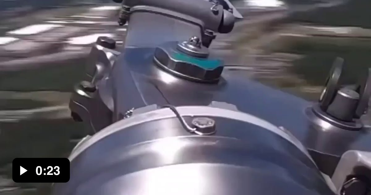 Slow motion footage of a helicopter main rotor blade in action. 9GAG