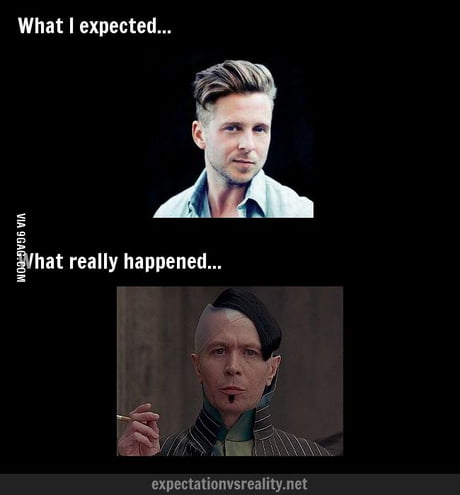 haircut expectation vs reality meme