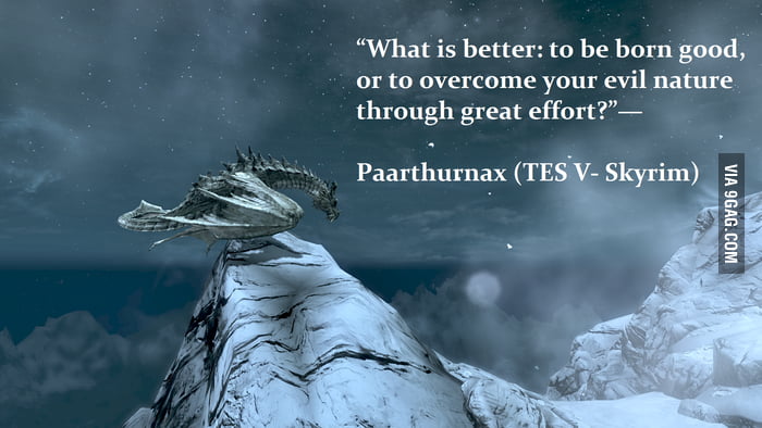 Skyrim Paarthurnax Quotes