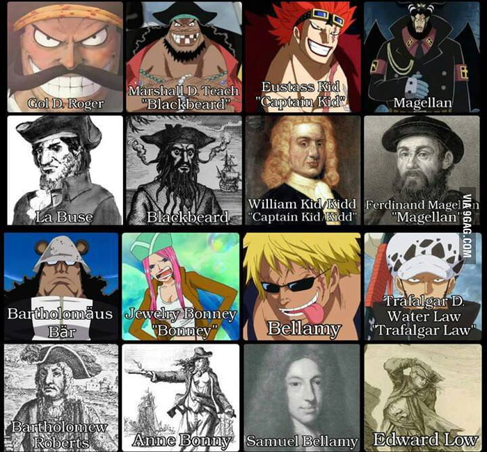 Черная борода ван пис пишет мем We all knew about Blackbeard but how about the others? - 9GAG