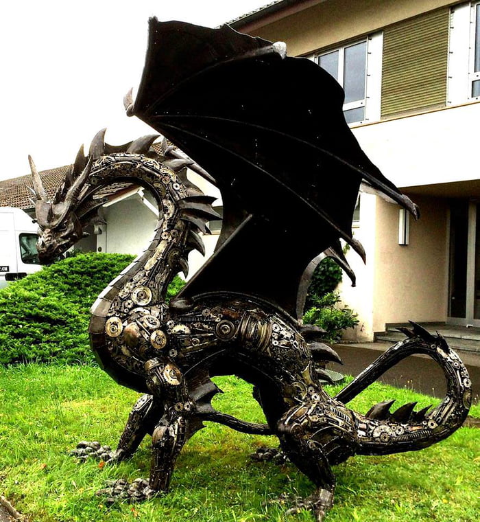 Scrap metal dragon - 9GAG