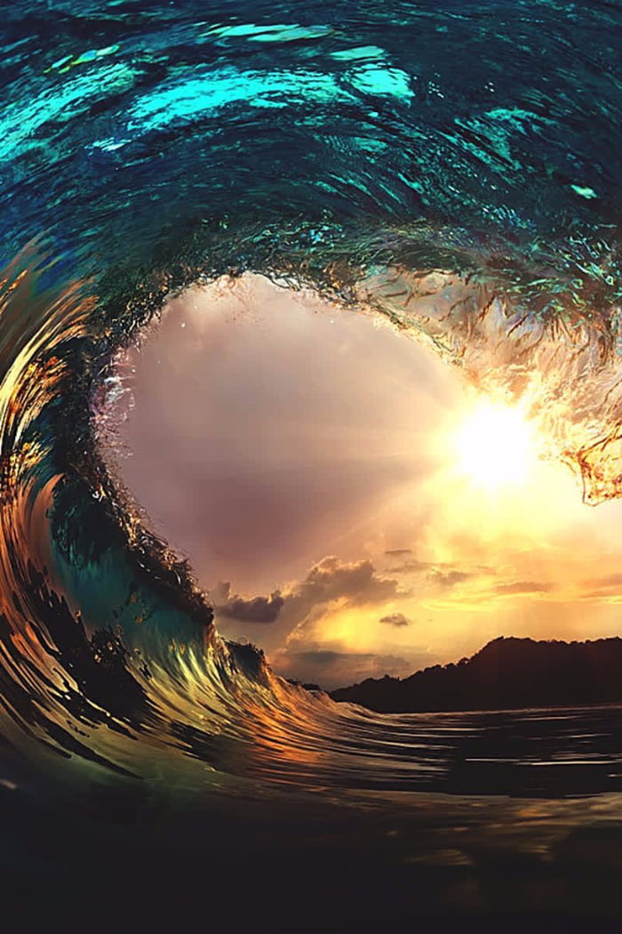 colorful wave