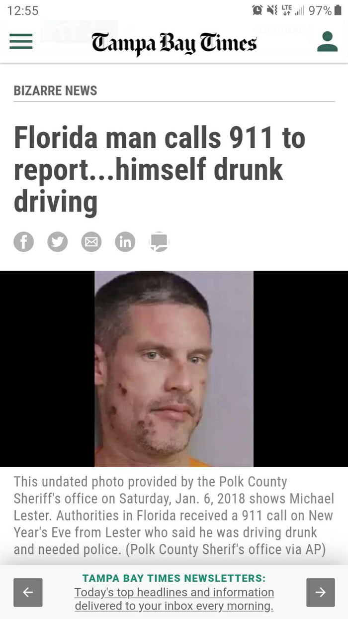 What's your Florida Man headline? - The Florida Man Report