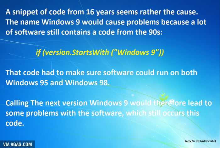 The real reason why Windows 10 is called 