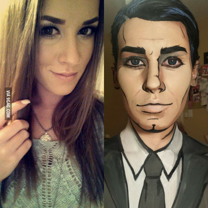 Girl Turns Herself Into Sterling Archer GAG