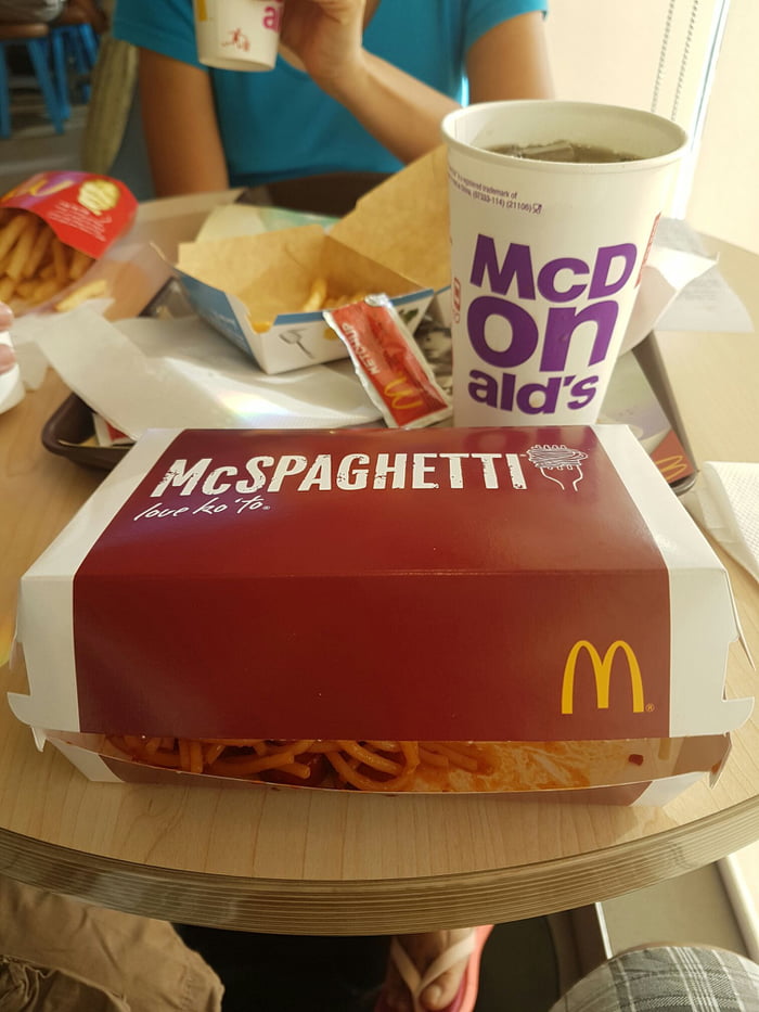 McSpaghetti, do you have this at your McDonalds? - 9GAG