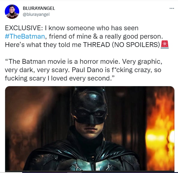 (The Batman Test Screening) Thoughts? 9GAG