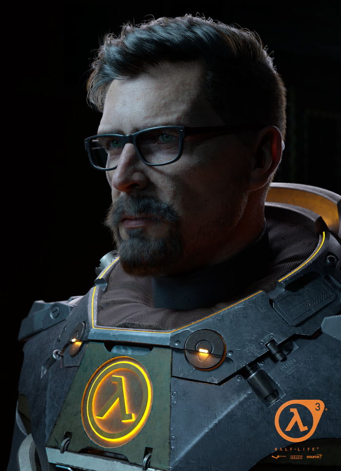 Gordon Freeman Credits to Andrey Gritsuk - 9GAG