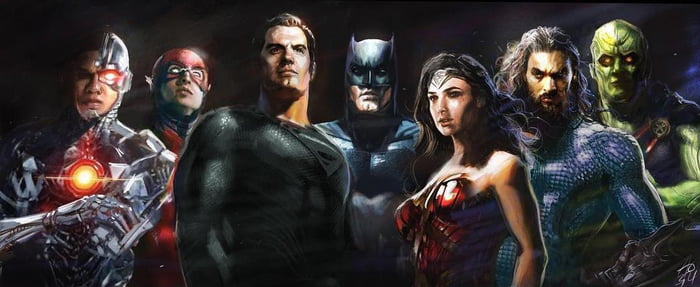 The update Justice League by DC artist Rudy Ao - 9GAG