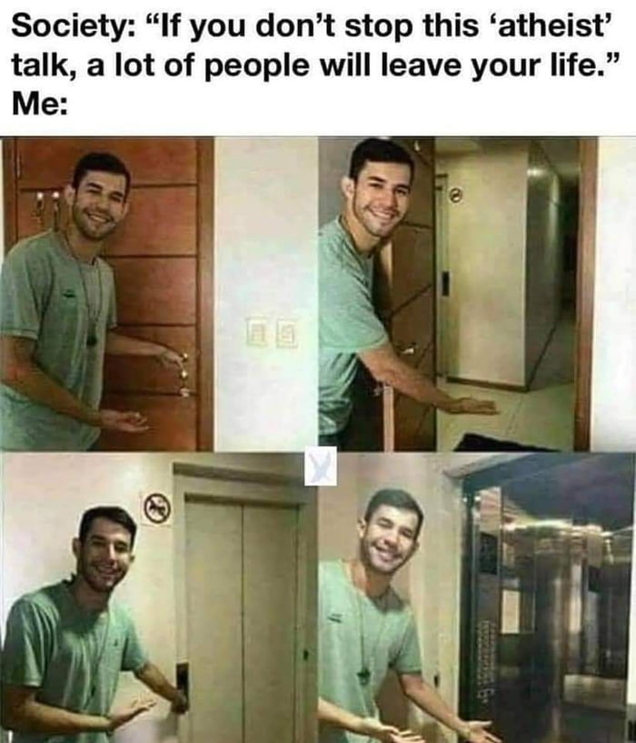 Don't let the door hit you on your face on your way out... - 9GAG