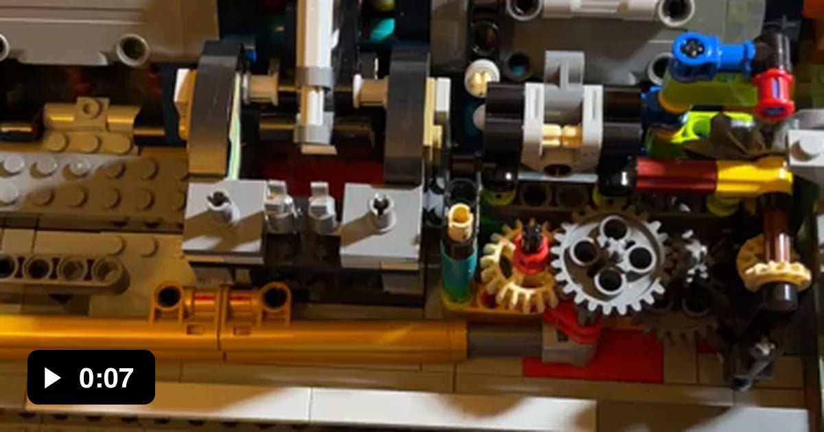 Lego Typewriter 21327 Issue Does anyone know why the red part (7th