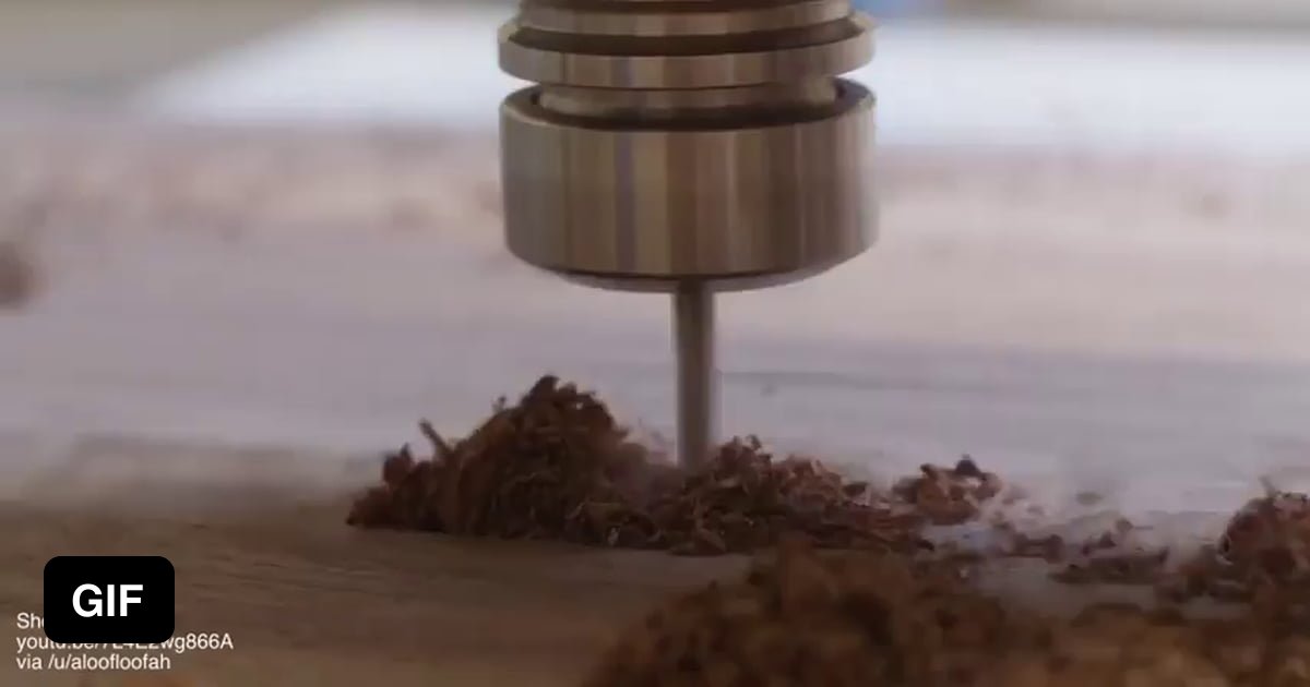 Making a chess board on a router with walnut and maple inlay! - 9GAG