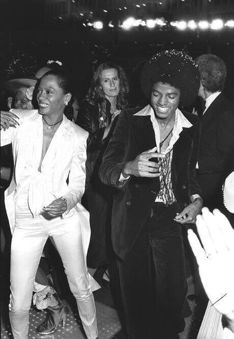 Michael Jackson and Diana Ross at Studio 54, NewYork,1970's. - 9GAG