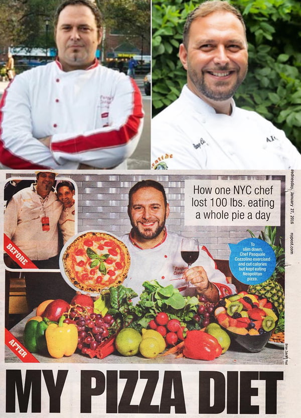 A chef managed to lose 100 Pounds on the 'Pizza Diet' 9GAG(01)