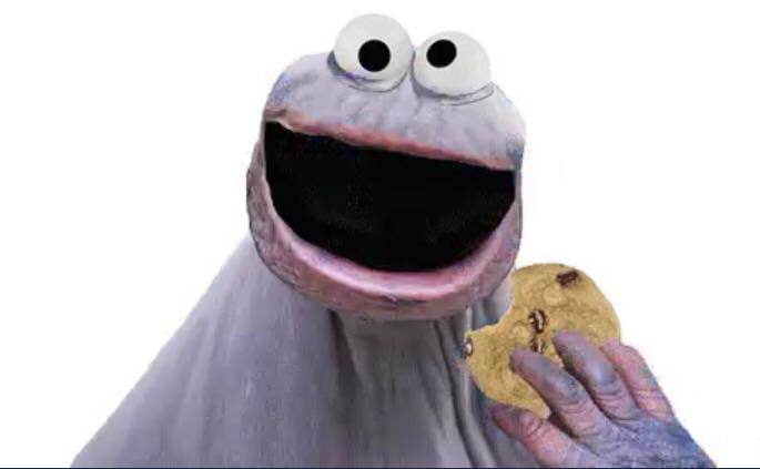 Hairless Cookie Monster Is Terrifying Gag