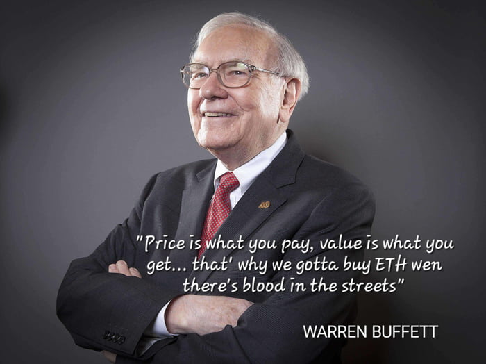 Breaking News Eth Endorsement Just Arrived From Warren Buffet Gag