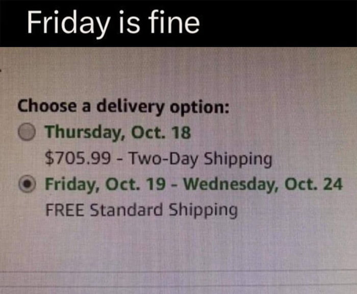 700 Bucks For Delivery Man 9GAG